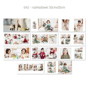 Album EKO  - Uniwersalny - Rozkładówki 20x20cm