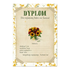 Dyplom dla Babci .. i dziadka