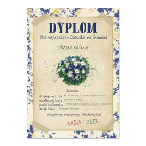 Dyplom dla Dziadka..i Babci