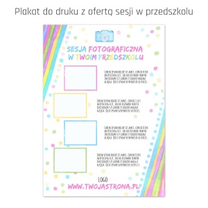 Plakat cyfrowy - Sesje szkolne