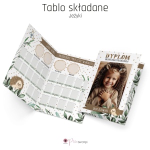 Tablo składane - Jeże