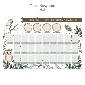 Tablo klasyczne - sówki