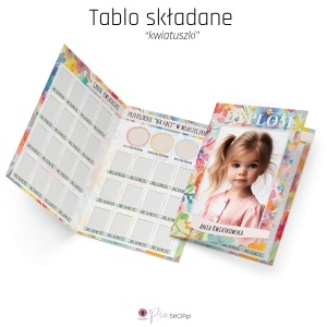 Tablo składane - Kwiatuszki