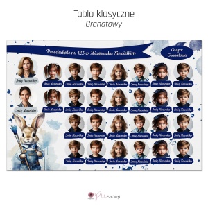 Tablo klasyczne - kolory: Granatowy