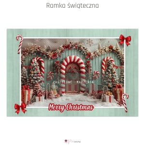 Świąteczna ramka cyfrowa 