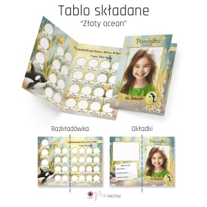 Tablo składane -  szablon do edycji w Photoshopie