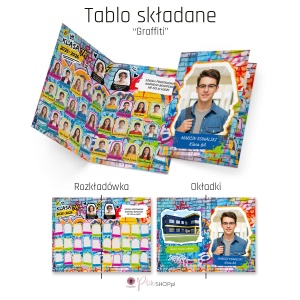 Tablo składane -  szablon do edycji w Photoshopie