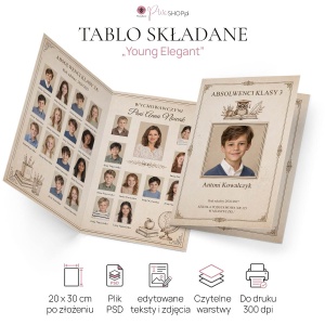 Tablo składane – szablon PSD do edycji w Photoshopie