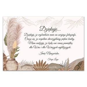 Podziękowanie dla klientów