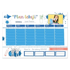 Plan lekcji ze zdjęciem