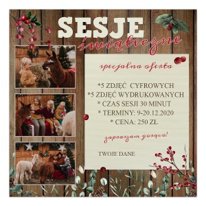 Plakat Cyfrowy Boże Narodzenie 