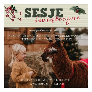 Plakat Cyfrowy Boże Narodzenie  